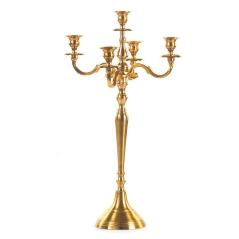 CANDELABRO 5 FIAMME H60 GOLD
